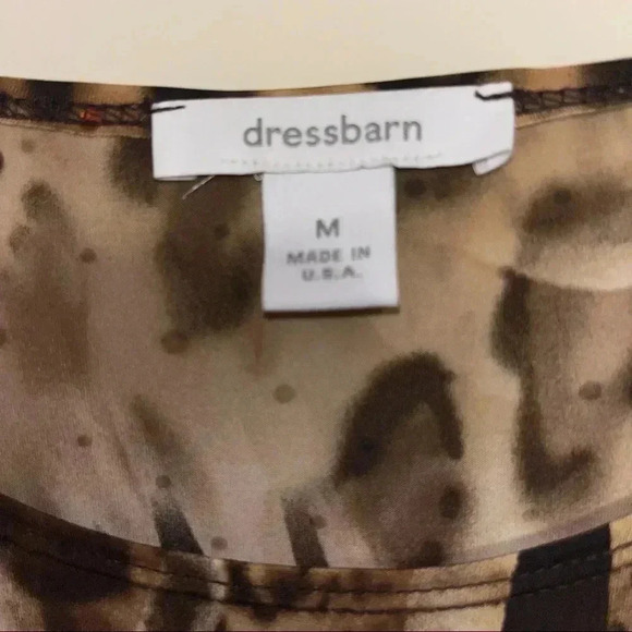 Dress Barn leopard and zebra top - Picture 2 of 3